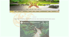 Desktop Screenshot of phoenixtherapeutic.net